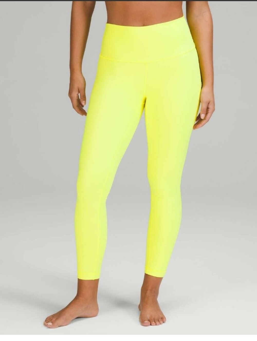 lululemon athletica Women's Neon Yellow (Highlight Yellow) High-Rise Leggings